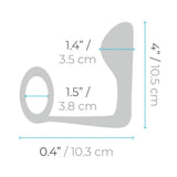b-Vibe Butties Ringer Cock Ring & Prostate Butt Plug Anal Sex Toy