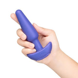 b-Vibe Butties Shake Slimline Vibrating Silicone Anal Butt Plug Purple Sex Toy