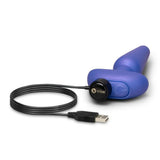 b-Vibe Butties Shake Slimline Vibrating Silicone Anal Butt Plug Purple Sex Toy