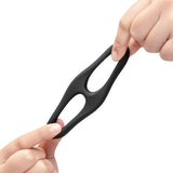 b-Vibe Flex Ring 8 Silicone Cock and Ball Ring Penis Testicle Erection Enhancer