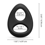 b-Vibe Flex Ring 8 Silicone Cock and Ball Ring Penis Testicle Erection Enhancer