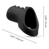 b-Vibe Flex Ring Shaft Silicone Cock Ball Ring Penis Shaft Stimulation Sleeve