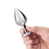 b-Vibe Jewel Heart Metal Butt Plug Anal Sex Play Training Set Duo