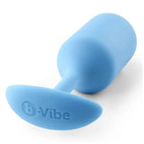 b-Vibe Snug Plug 3 Weighted Silicone Butt Plug 180g Teal Anal Sex Toy