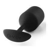 b-Vibe Snug Plug 4 Weighted Silicone Butt Plug 255g Black Anal Sex Toy