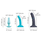 b-Vibe Strap-It-On Anal Training Kit Pegging Dildo Butt Plug Sex Harness Set