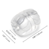 b-Vibe Stretch-Tech Barrel Ball Stretcher Clear Flexible Testicle Ring