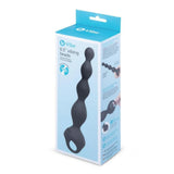 b-Vibe 6.5" Tapered Vibrating Silicone Anal Beads Butt Plug Sex Toy