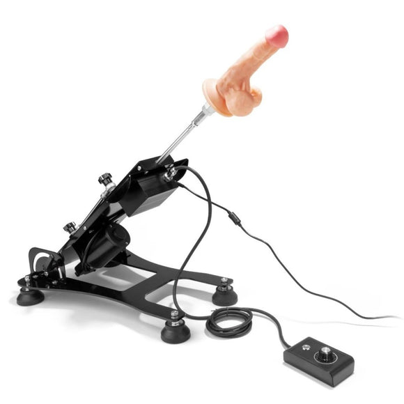 B-Vibe Thrusting Dildo Sex Machine Remote Control Adjustable Solo Play