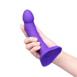 b-Vibe Vibrating Curved Strap-On Kit Purple Penis G-Spot Dildo Sex Toy