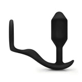 b-Vibe Snug and Tug Cock Ring Butt Plug Penis Erection Delay Anal Probe Sex Toy