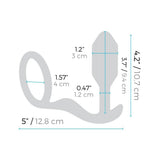 b-Vibe Snug and Tug Cock Ring Butt Plug Penis Erection Delay Anal Probe Sex Toy
