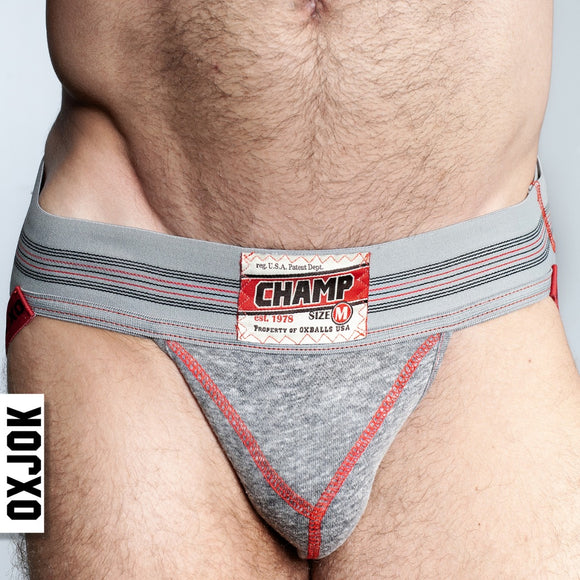 Oxballs Champ Vintage Sweatshirt-Jock GRAY HEATHER XX-LARGE
