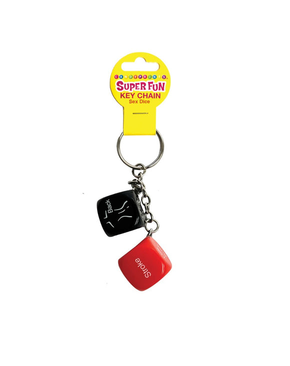 Super Fun Key Chain  Sex Dice