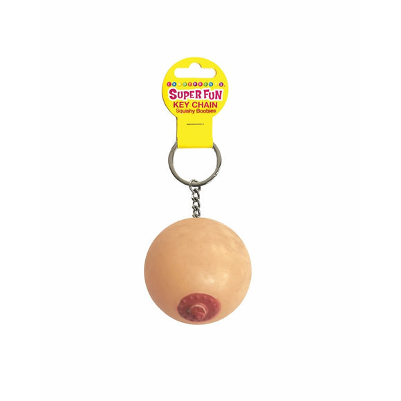 Super Fun Key Chain  One Squishy Boob