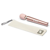 Le Wand Petite Wand Vibrator Massage Stick Rose Gold Travel Light Rechargeable Sex Toy