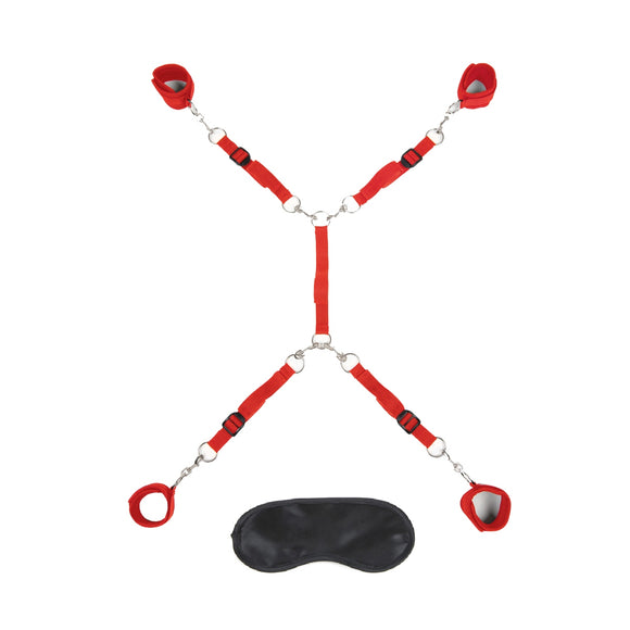 Lux Fetish 7 Piece Bed Spreader Red