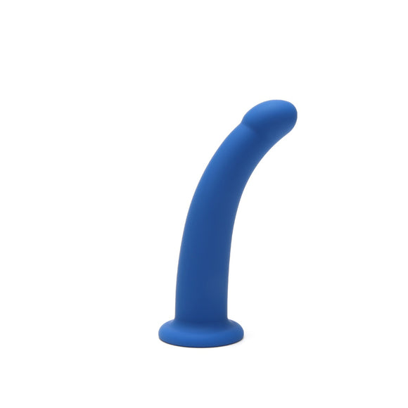 Me You Us 6 Blue Curved Silicone Dildo