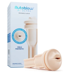 Autoblow AI Ultra Mouth Sleeve - Vanilla