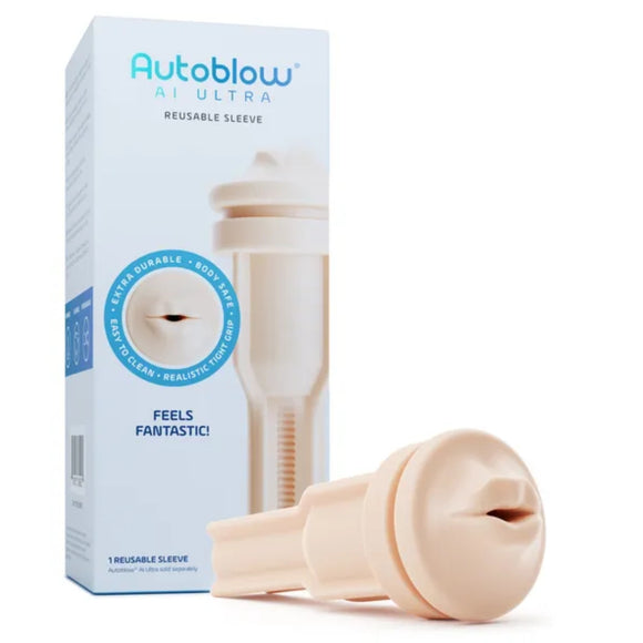 Autoblow AI Ultra Mouth Sleeve - Vanilla