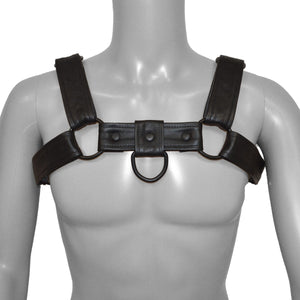 Prowler RED Bull Harness Black with Metal Fittings M