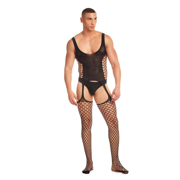 RAINBOW PARTY GALAXY D 2 PCS SET BLACK  L/XL