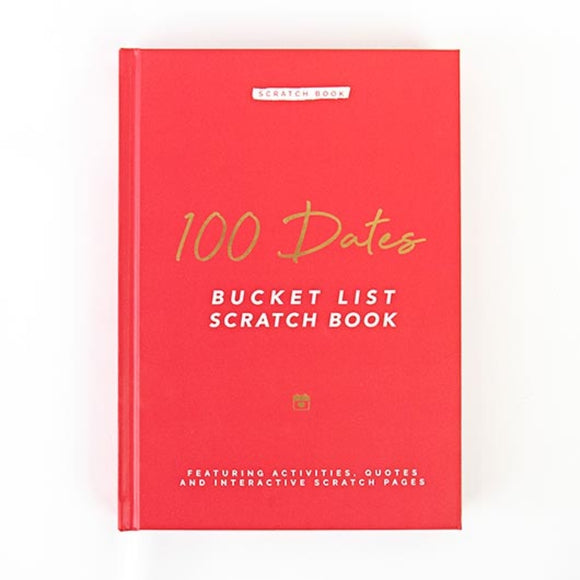 100 Dates Bucket List Scratch Book