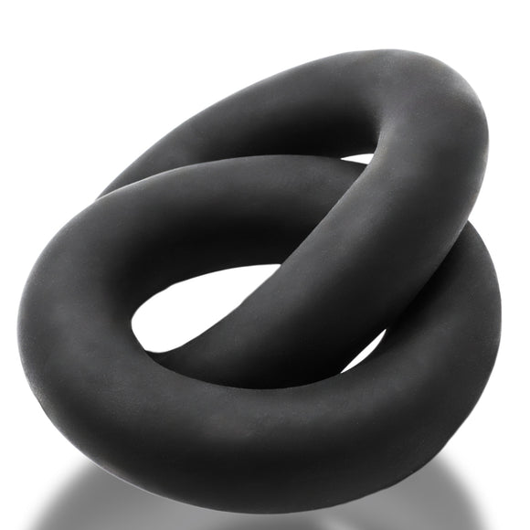 SHACKLE double link'd cock/ball rings plus+SILICONET special edition NIGHT