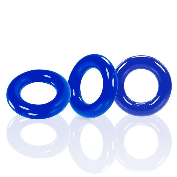 WILLY RINGS 3-pack cockrings  police blue