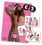 Stick A Dick Hunk Edition Hen Party Girls Night Pin The Tail Fun Game