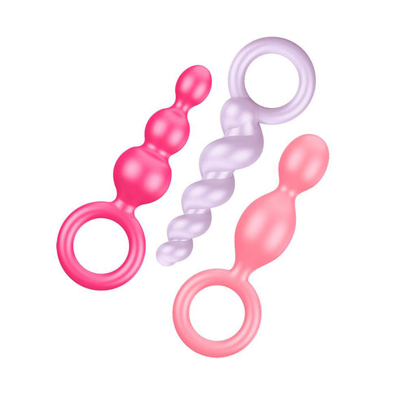 Satisfyer 'Booty Call' Multicolour Anal Plugs Set