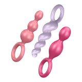 Satisfyer 'Booty Call' Multicolour Anal Plugs Set