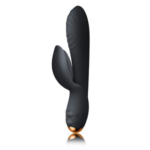 Rocks Off Everygirl Black Bunny Rabbit Vibrator G-Spot Massager USB Fun Sex Toy