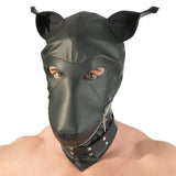 Leather Dog Mask Gimp Muzzle Hood Fetish Collection Bondage Play BDSM