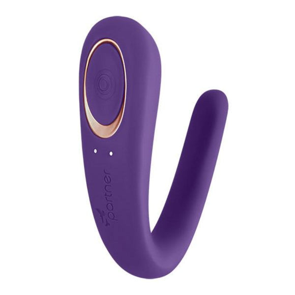Satisfyer Partner Couples Vibrator Purple G Spot Clitoral Orgasm Ladies Sex Toy