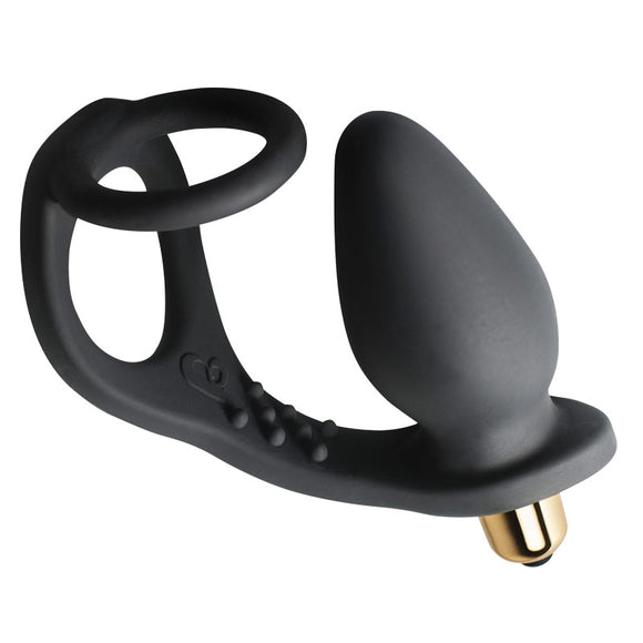 Rocks Off Zen Butt Plug Cock Ring Strap Anal Bullet Vibrator Mens Sex Toy