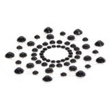 Bijoux Indiscrets Mimi Rhinestone Nipple Pasties Black Gem Body Jewellery Decoration Set