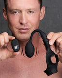 Alpha Pro P-Bomb Cock Ball Ring Anal Plug Vibrator Remote Control Male Sex Toy
