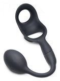 Alpha Pro P-Bomb Cock Ball Ring Anal Plug Vibrator Remote Control Male Sex Toy