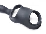 Alpha Pro P-Bomb Cock Ball Ring Anal Plug Vibrator Remote Control Male Sex Toy