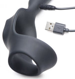 Alpha Pro P-Bomb Cock Ball Ring Anal Plug Vibrator Remote Control Male Sex Toy