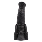 Animhole Djumbo Dildo Black Elephant Trunk Tusks Ribbed Hardcore Fetish Sex Toy