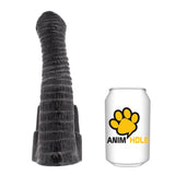 Animhole Djumbo Dildo Black Elephant Trunk Tusks Ribbed Hardcore Fetish Sex Toy