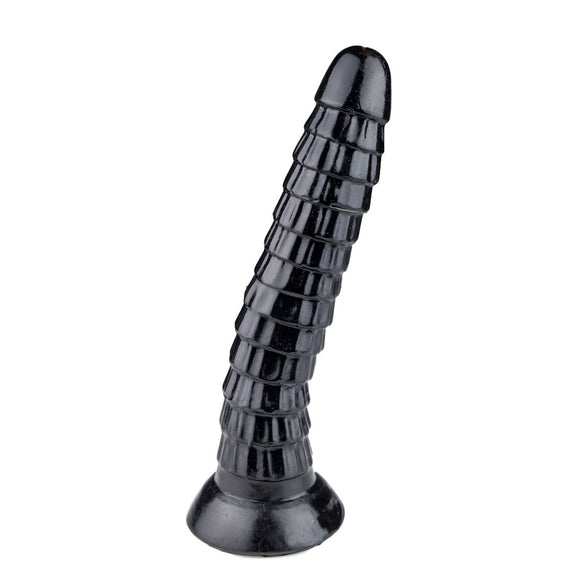 Animhole Pangolin Dildo Black Scales Suction Cup Long Hardcore Anal Sex Toy