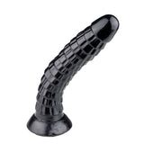 Animhole Pangolin Dildo Black Scales Suction Cup Long Hardcore Anal Sex Toy