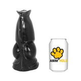 Animhole Wolf Penis Dildo XL Black Vinyl Hardcore Fantasy Beast Fetish Sex Toy