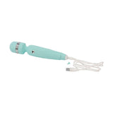 BMS Factory Pillow Talk Cheeky Wand Massager Teal Vibrator Swarovski Crystal USB Rechargeable Sex Toy