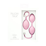 BMS Factory Pillow Talk Frisky Luxurious Pleasure Balls Swarovski Crystal Kegel Training Set