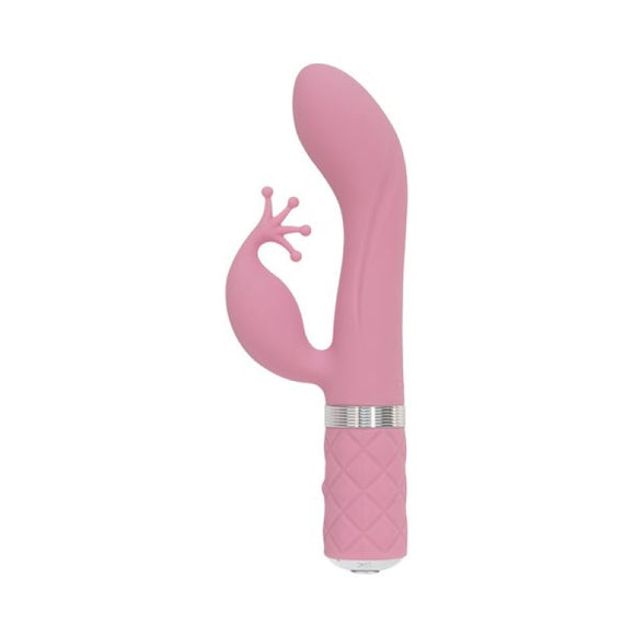 BMS Factory Pillow Talk Kinky Dual Massager G-Spot Clitoral Crown Vibrator Swarovski Crystal USB Sex Toy