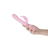 BMS Factory Pillow Talk Lively Dual Motor Massager Pink Rotating Rabbit Vibrator Swarovski Crystal Sex Toy